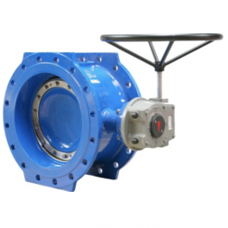 Затвор JAFAR 4493 DN 450 PN 10 поворотный фланцевый с двойным эксцентриком