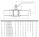 Кран шаровой цельносварной LD КШ.Ц.П.Р.700/600.025.Н/П.02 Ду 700/600 Ру 25 стальной неполнопроходный под приварку