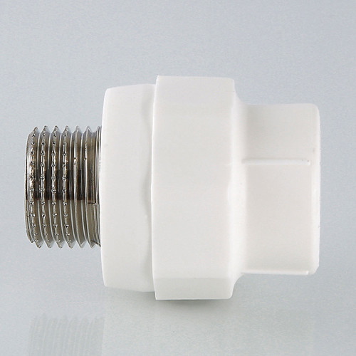 Переходник VALTEC VTp.701 НР 3/4&amp;quot; DN 25x20 PN 25 полипропиленовый комбинированный