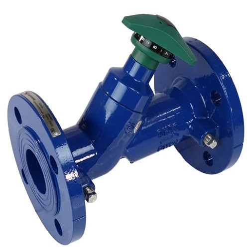 Клапан балансировочный Benarmo 3080H DN 80 PN 16 фланцевый ручной чугунный, с измерительными ниппелями