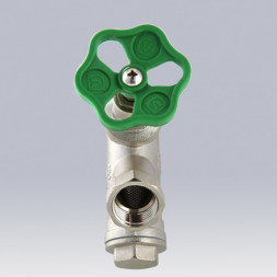 Клапан запорно-регулирующий VALTEC VT.053 1/2&amp;quot; DN 15 PN 16 с косым фильтром прямоточный латунный