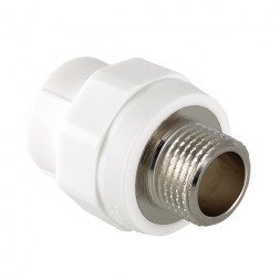 Переходник VALTEC VTp.701 НР 3/4&amp;quot; DN 32x20 PN 25 полипропиленовый комбинированный