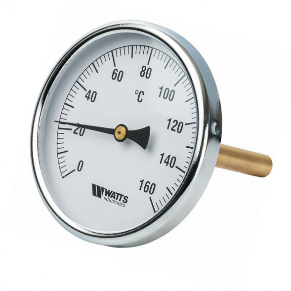 Термометр биметаллический осевой Дк63 L50мм G1/2&amp;quot; 120С F+R801 Watts 10005800