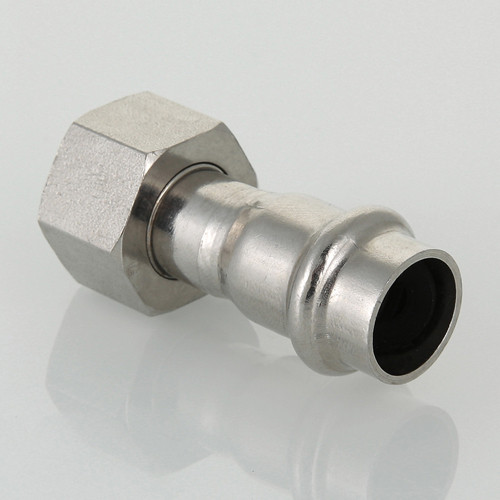 Переходник VALTEC VTi.908.I ВР 1&amp;quot; DN 28x25 PN 16 с накидной гайкой нержавеющая сталь