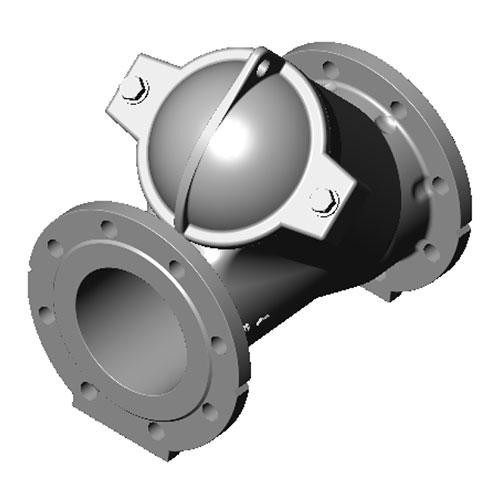 Клапан Tecofi CBL6240 DN 100 обратный шаровый фланцевый PN 16