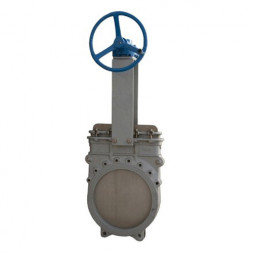 Задвижка Kvant KV02 DN 300 PN 10 шиберная межфланцевая со штурвалом