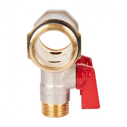 Коллектор распределительный STOUT SMB 6210 2 отвода ВР-НР 1&amp;quot;х1/2&amp;quot; DN 25 PN 10 с шаровыми кранами красная рукоятка уплотнительное кольцо