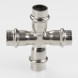 Крестовина VALTEC VTi.941.I DN 22x18x22x18 PN 16 нержавеющая сталь