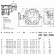 Затвор чугунный Benarmo DN 200 PN 10 поворотный фланцевый с двойным эксцентриком
