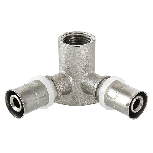 Водорозетка VALTEC VTm.234 ВР 1/2&amp;quot; DN 16x15 PN 10 латунная никелированная