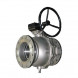 Кран шаровой ABRA BV-41 DN 200 PN 16 с редуктором нержавеющая сталь