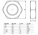Контргайка Benarmo DN 15 PN 16 (1/2&amp;quot;) ВР