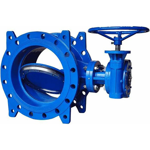 Затвор дисковый чугунный Benarmo 2210RA DN 350 PN 10/16 поворотный фланцевый двухэксцентриковый с редуктором