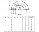 Отвод стальной 180-2-325х12-12Х18Н10Т ГОСТ 17375-2001 бесшовный крутоизогнутый