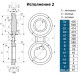 Заглушка 2-400-4,0 АТК 26-18-5-93 поворотная стальная Ду400 Ру40