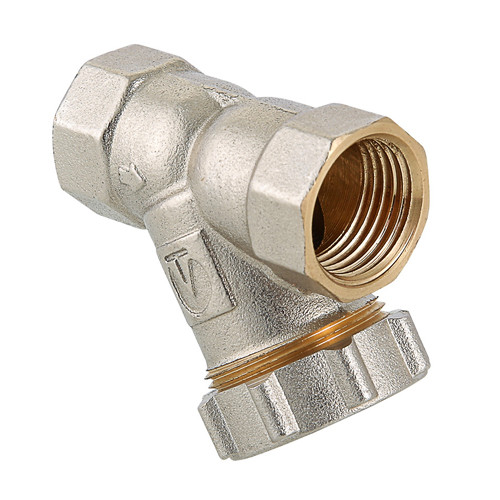 Фильтр механической очистки VALTEC VT.193 ВР 3/4&amp;quot; DN 20 PN 20 косой с заглушкой латунный