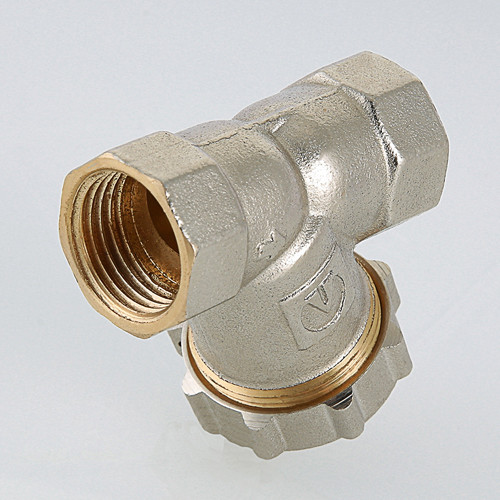 Фильтр механической очистки VALTEC VT.193 ВР 1&amp;quot; DN 25 PN 20 косой с заглушкой латунный