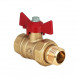 Кран шаровый VALFEX DELTA PRO VF.230 ВР-НР 1 1/4&amp;quot; Ду 32 Ру 40 с американкой латунный