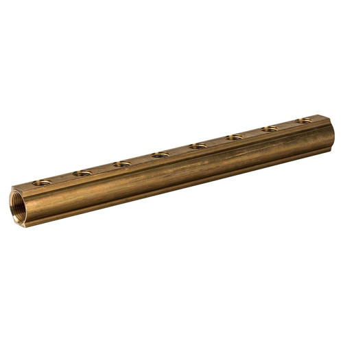 Коллектор распределительный Luxor CD 457 8 выходов ВР 1&amp;quot;х1/2&amp;quot; DN 25 PN 10 без регулировки