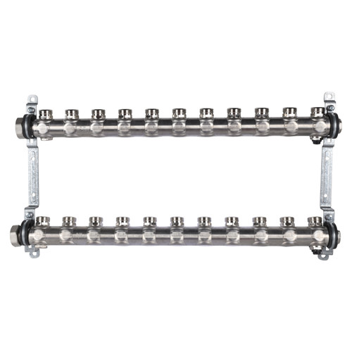 Коллекторная группа Oventrop Multidis SH 1 1407162 12-ти контурный ВР-НР 1&amp;quot;x3/4&amp;quot; DN 25 PN 4 с регулирующими клапанами