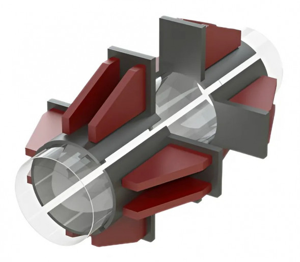 Опора Т7.14 Ду 820 мм Серия 4.903-10 выпуск 4 неподвижная лобовая четырехупорная усиленная толщина стенки 12 мм