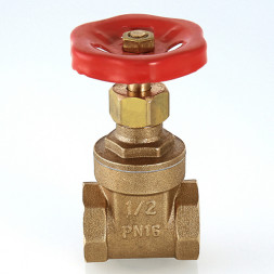Задвижка клиновая VALTEC VT.012.G ВР 1/2&amp;quot; DN 15 PN 16 латунная