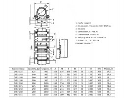 Опора OП-2-250 Ду 250 ОСТ 36-17-85 однорядная с прерывистым основанием