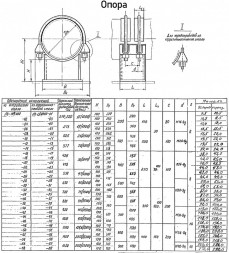 Опора Л8-194.000-54 хомутовая скользящая