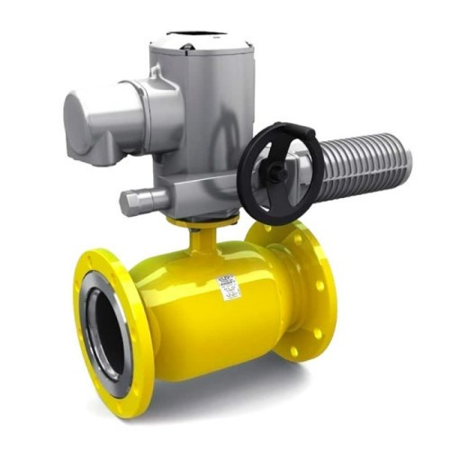 Кран шаровой цельносварной LD КШ.Ц.Ф.Э.GAS.200/150.016.Н/П.02 Ду 200/150 Ру 16 стальной неполнопроходный под электропривод