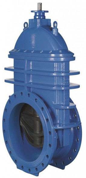 Задвижка AVK 06/30 DN 600 PN 10 фланцевая клиновая чугунная с обрезиненным клином
