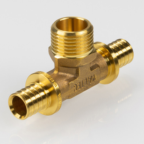 Тройник переходной VALTEC VTm.433.G НР 1/2&amp;quot; DN 16x15x16 PN 16 латунный