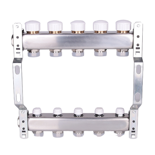 Коллекторная группа VALTEC VTc.582.EMNX.0603 3-x контурный ВР-НР 1&amp;quot;x3/4&amp;quot; DN 25 PN 10 с регулирующими и балансировочными клапанами