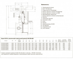Задвижка AVK 55/30a AUMA DN 600 PN 10 клиновая с электроприводом фланцевая