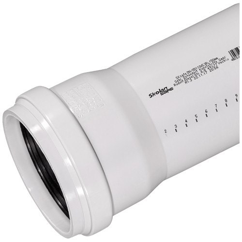 Труба канализационная бесшумная PP-MD Ostendorf Skolan Safe SKEM DN 160х5,3х150