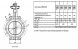 Затвор дисковый поворотный ABRA BUV-VF 863 DN 350 PN 16 межфланцевый с голым штоком