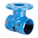 Врезной хомут HAWLE 5230 DN 160/80 PN 16 фланцевый системы Haku