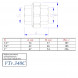 Латунная муфта VALTEC 1&amp;quot; разъемная хромированная VTr.340.C.0006