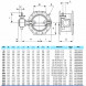 Затвор PAM Saint-Gobain EUROSTOP JPA DN 2000 PN 16 поворотный фланцевый с двойным эксцентриком под электропривод надземный