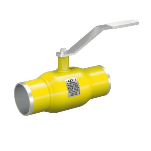 Кран шаровой цельносварной LD КШ.Ц.П.GAS.032.040.Н/П.01 Ду 32 Ру 40 нержавеющий неполнопроходный под приварку
