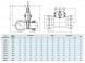Тройник Hawle 4343E2 System 2000 DN 225-110 PN 16 раструбный клиновый чугунный с обрезиненным клином со встроенной задвижкой