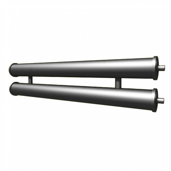 Регистр отопления РСП-2x57x2,5-2000 секционный двухрядный с плоскими заглушками