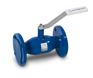 Кран шаровой TEMPER 28345100 стандартнопроходной фланцевый DN 100 PN 16