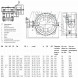 Затвор чугунный Benarmo DN 1000 PN 10 поворотный фланцевый с двойным эксцентриком