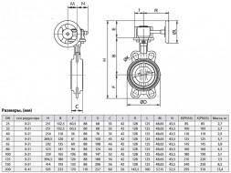 Затвор ЗПНС ADL ГРАНВЭЛ DN 150 PN 16 с редуктором