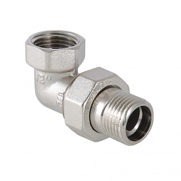 Латунный сгон VALTEC 1/2&amp;quot; угловой 90 разъемный VTr.098.N.0004