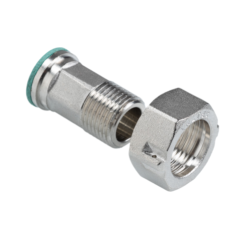 Латунный полусгон VALTEC 3/4&amp;quot; с накидной гайкой VTr.611.N.0005