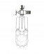 Задвижка GROSS DN 350 PN 4 шиберная с выдвижным штоком c электроприводом AUMA