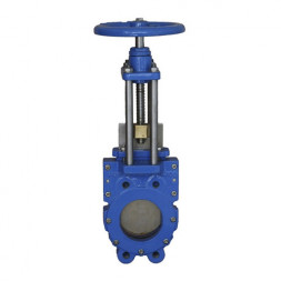 Задвижка шиберная ABRA KV-01 DN 65 PN 16/10 чугунная фланцевая с редуктором