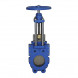 Задвижка шиберная ABRA KV-01 DN 65 PN 16/10 чугунная фланцевая с редуктором