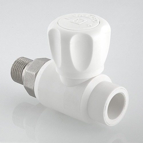 Кран шаровый VALTEC VTp.717 НР 1/2&amp;quot; DN 20x15 PN 25 с накидной гайкой полипропиленовый
